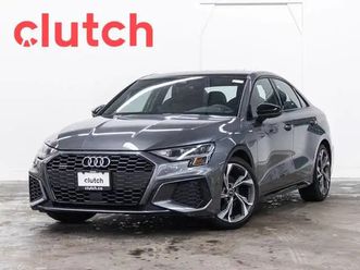 2023 audi a3 progressiv 40 awd w/ apple carplay & android auto,