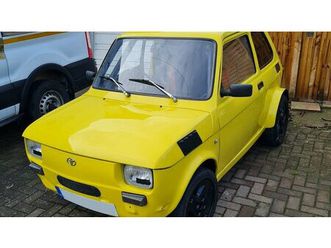 1980 fiat 126 jaune manuel, 5 vitesses conduite à droite...