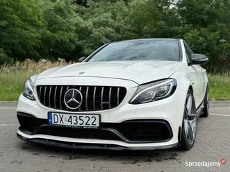 mercedes-benz c63 amg 2018 4.0 z v8 biturbo 510 koni zamiana lódź - sprzedajemy.pl