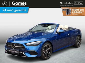 mercedes-benz cle cabriolet 180 luxury line | beige leder | stoelventilatie | 360° camera | rijassistentiepakket | memory pakket | head-up display | digital lig