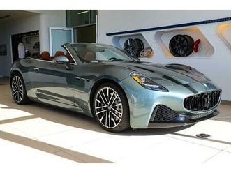 new 2026 maserati grancabrio trofeo