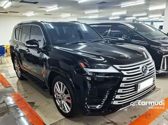 2022 lexus lx 600 3.4 vip suv 4wd turbo 4 seater highest type garansi atpm resmi km 22rb plt b ganjil pjk on sept 2026 orsinil mulus otr khusus kredit