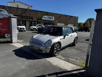 cabriolet 1.6i - 115 cooper sidewalk clim + radar ar