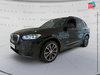 bmw x3 xdrive20d 190ch m sport sieges chauf/cuir gps carplay attelage d'occasion - hess automobile