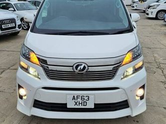 2013 toyota vellfire 3.5l-v6-g edition-dual sunroof-upgraded car-ulez/caz
