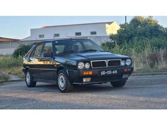 1989 lancia delta noir manuel, 5 vitesses conduite à gauc...