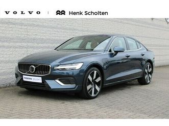 volvo s60 - t6 recharge automaat awd ultimate bright | nappa leder met ventilatie charcoal/amber | tre