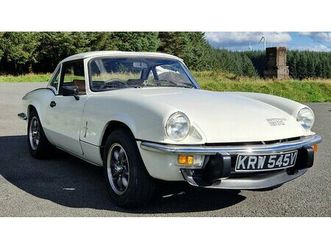 1980 triumph spitfire blanc manuel, 4 vitesses conduite à...