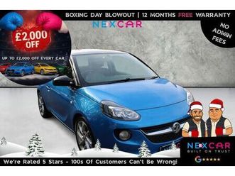 vauxhall adam 1.4i slam hatchback 3dr petrol manual euro 6 (87 ps)