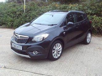 2015 vauxhall mokka 1.6i se 5dr black 54k miles years mot warranty hatchback petrol manual