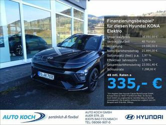 hyundai kona elektro 65,4 kwh, n line 2wd, navi digitale