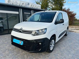 citroën berlingo iii 1.6l bluehdi 100cv 99.000 km - attelage - caméra - gps - radars av/arr - 03/2019