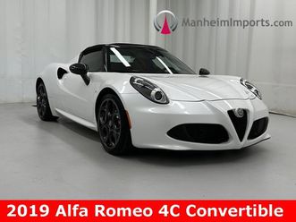 used 2019 alfa romeo 4c spider manheim pa 17545