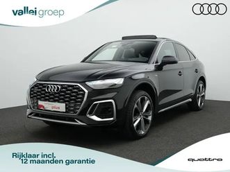 audi q5 sportback 50 tfsi e 299 pk s-tronic s edition competition / s-line | panoramadak | trekhaak | matrix led | achteruitrijcamera | stoelverwarming