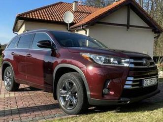 piękna toyota highlander limited gdańsk - sprzedajemy.pl