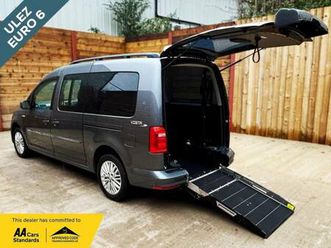 2017 volkswagen caddy maxi life 5 seat auto wheelchair accessible disabled access vehicle wav mpv...