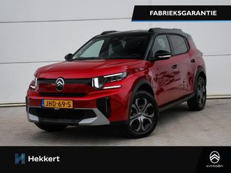 citroën c3 aircross plus 1.2 hybrid 145pk automaat pdc + cam. | dab | clima | apple-carplay | cruise.c