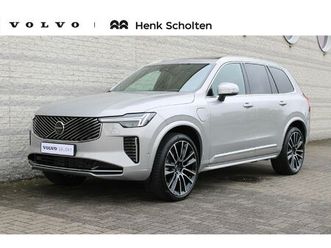 volvo xc90 t8 plug-in hybrid awd ultra bright | trekhaak | luchtvering | panoramadak | headup display | voorstoelen verwarmbaar, geventileerd en massagefunctie 