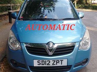 2012 vauxhall agila 1.2 vvt se 5dr auto hatchback petrol automatic