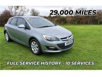 2015 vauxhall astra 1.4i 16v design 5dr hatchback petrol manual