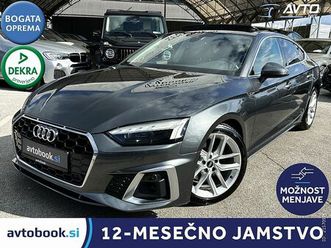 audi a5 sportback 35 tfsi sline matrix-panorama-usnje-kamera-virtual