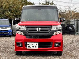 2015 honda n-box turbo g custom japanese kei car 2 tone paint auction grade 4.5 ulez free mpv pet...