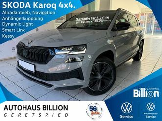 skoda karoq sportline 2.0 tsi dsg 4x4 / ahk, navi, acc