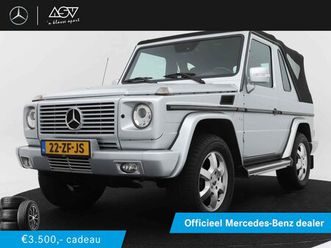 mercedes-benz g-klasse - 500 cabrio volledig asv dealer onderhouden, unieke auto