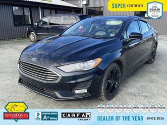 used 2020 ford fusion se