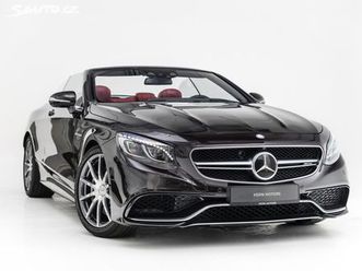 mercedes-benz třídy s s 63 amg cabriolet*4m*burm3d