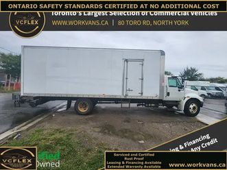 2018 international 4300 26ft - cummins diesel - lift gate&ramp