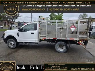 2019 ford f-350 4x4 6.2l v8 gas - flatbed - alum frame + lift