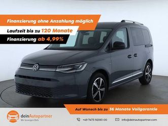 volkswagen caddy style led/leder/sthz/side/lane/virtual coc