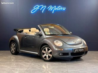volkswagen beetle new cabriolet 2.0 bva garantie 12mois kilométrage d'origine