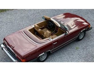 mercedes 380 sl r107 orient red - 1983 a vendre