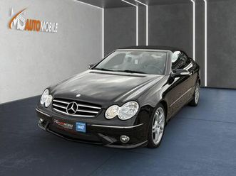 mercedes-benz clk 500 cabrio amg+leder+h&k+navi+memory+ahk