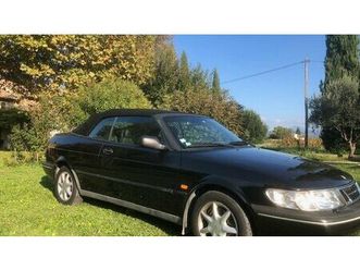 1997 saab 900 noir manuel, 5 vitesses conduite à gauche i...