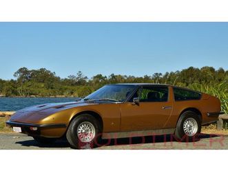 1971 maserati indy or manuel, 5 vitesses conduite à droit...