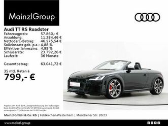 audi tt rs roadster s tronic b&o kam. matrix virtual