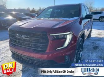 2026 gmc acadia elevation - premium package - $447 b/w