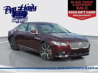 used 2017 lincoln continental reserve