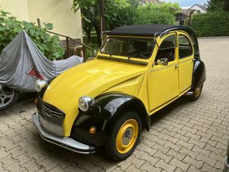 ente citroën 2cv 6 lackierung gelb-schwarz