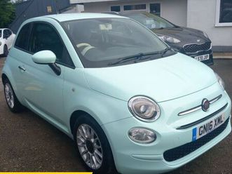 2016 fiat 500 0.9 pop star (85bhp)