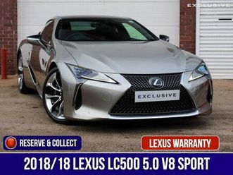 2018 lexus lc 500 5.0 (471bhp) (sport pack)