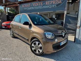 renault twingo iii 0.9 tce 90 - 2e main -phares led -bluetooth -climatisation -entretien à jour ◊