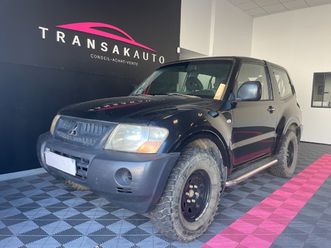 MITSUBISHI PAJERO mitsubishi-pajero-court-2-5-turbo-diesel-vendue-avec-un-jeu-de-pneus-route