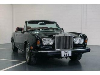 1990 rolls-royce corniche 6.8 ii convertible petrol manual