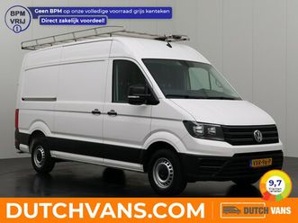 volkswagen crafter - 2.0tdi l3h3 | imperiaal | trekhaak | navigatie | airco | cruise | 3-persoons | betimmering