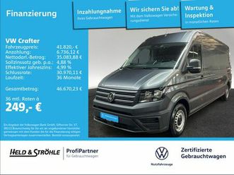 volkswagen crafter 35 hd lr 2.0 tdi l3h2 fwd ahk nav kam pd