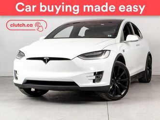 used 2020 tesla model x long range awd w/bluetooth, cruise control, rearview camera